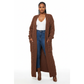 Pocket Long Sleeve Knitted Cardigan