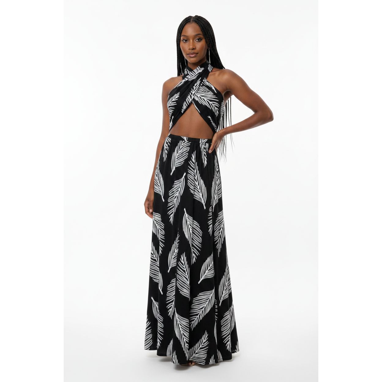 Sexy Vintage Halter Dress