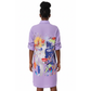 Vintage Printed Midi Dress