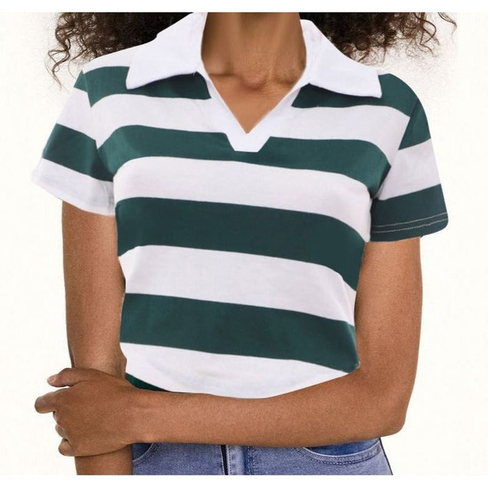 Short Sleeved Striped T-Shirt