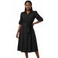 Short Sleeve Buttoned Dress