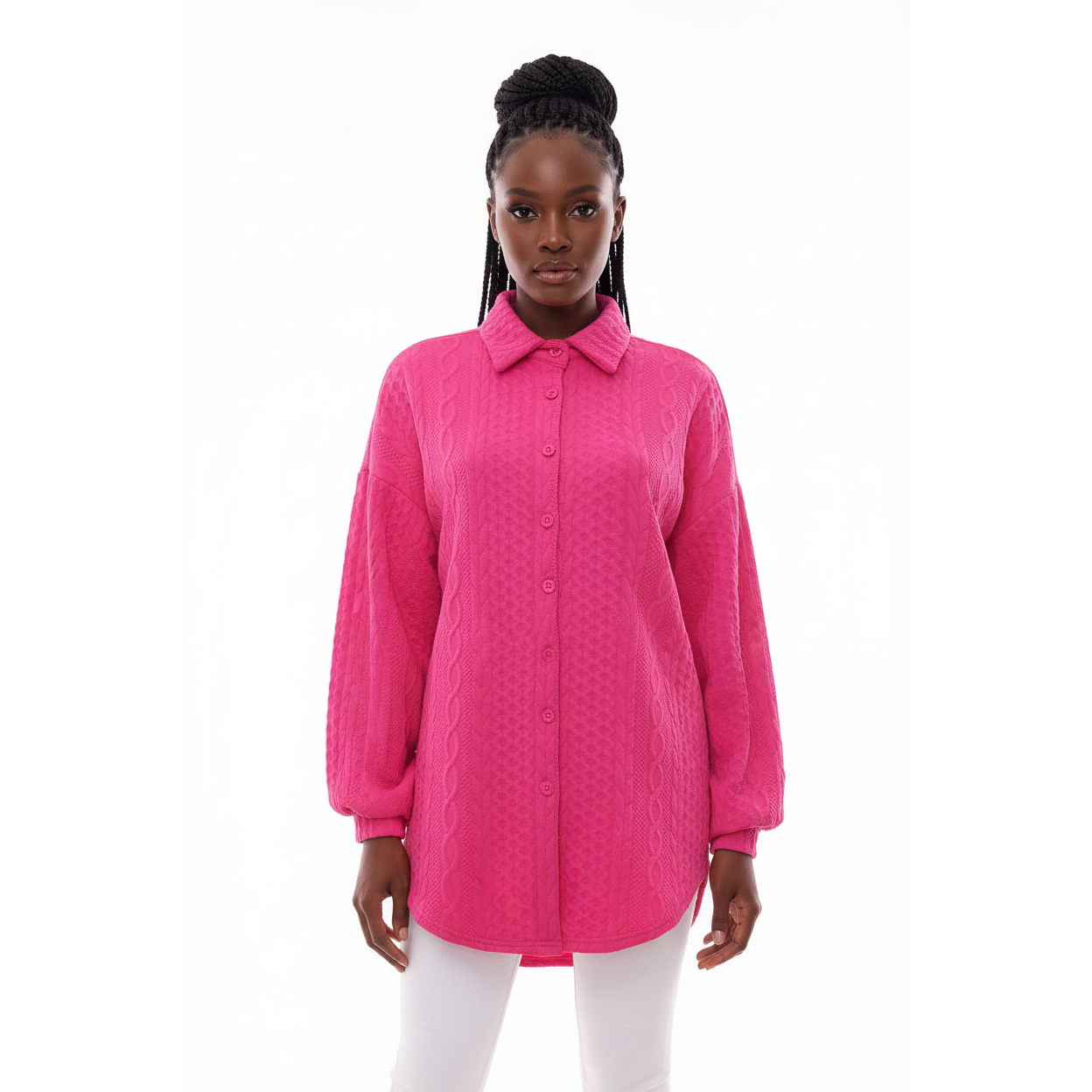 Long Sleeve Buttoned Top