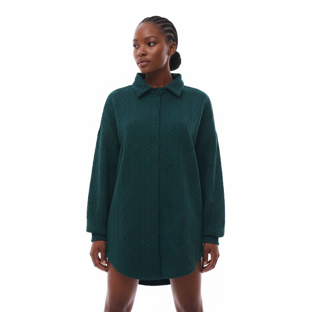 Long Sleeve Buttoned Top