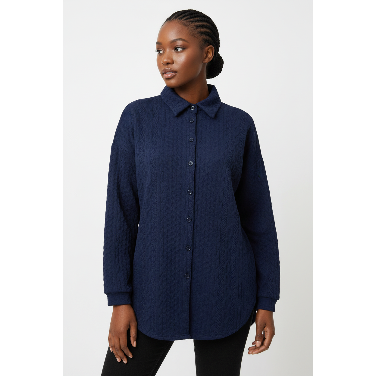 Long Sleeve Buttoned Top