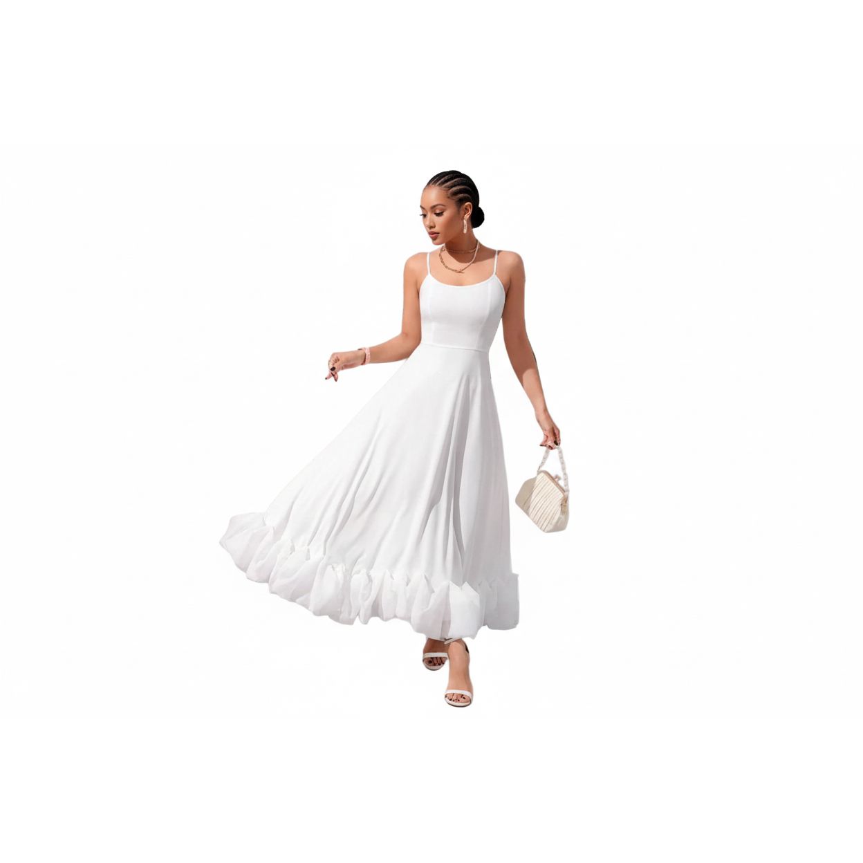Ruffle Hem Dress