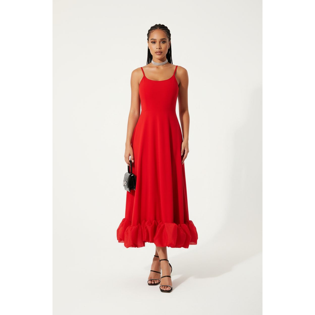 Ruffle Hem Dress