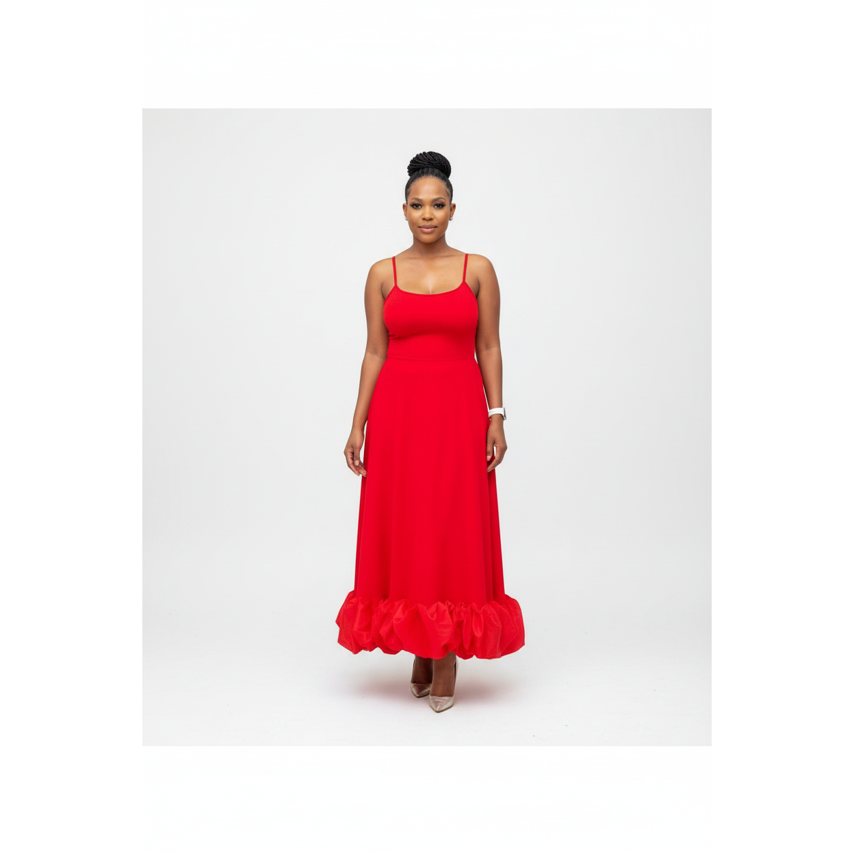 Ruffle Hem Dress