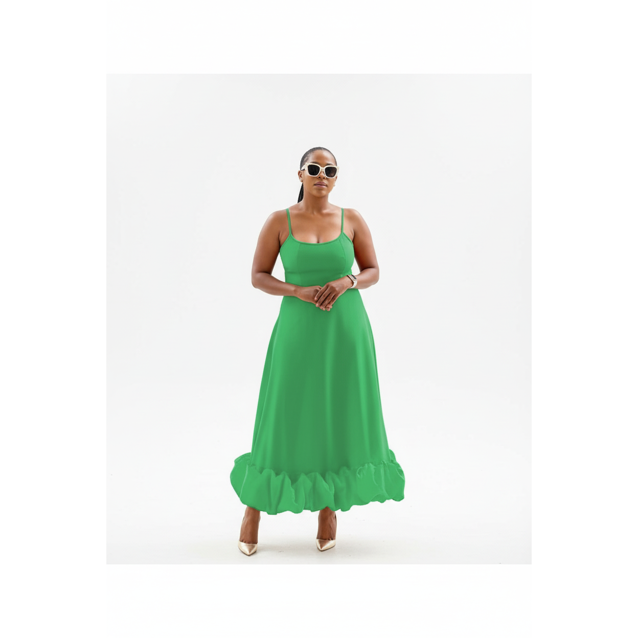 Ruffle Hem Dress