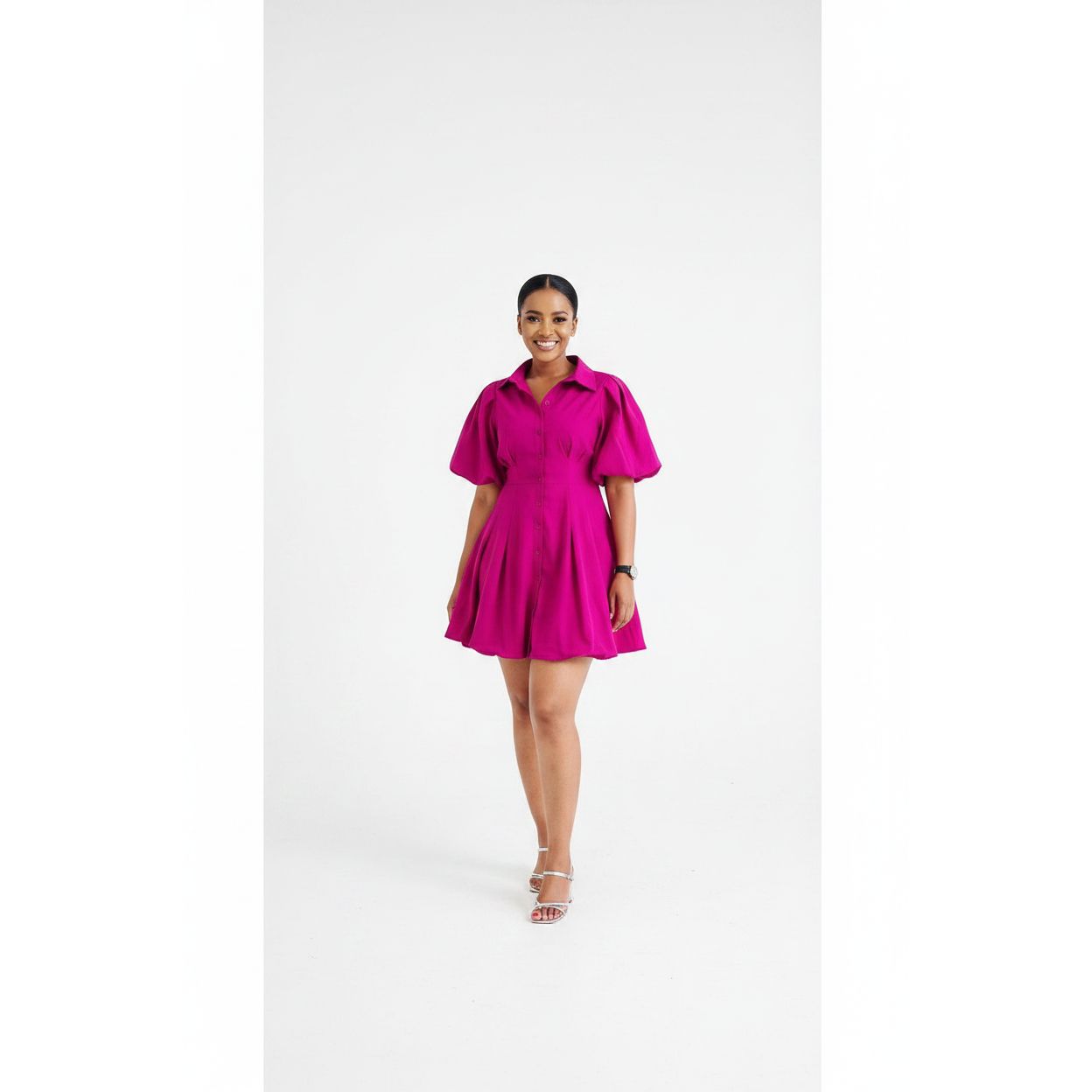 Sexy Short Sleeve Mini Dress