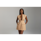 V-Neck Bubble Mini Dress