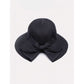 Straw Hat With Bowknot & Wide Brim Hat