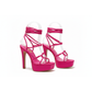 Chunky High Hell Lace-Up Shoes