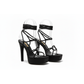 Chunky High Hell Lace-Up Shoes