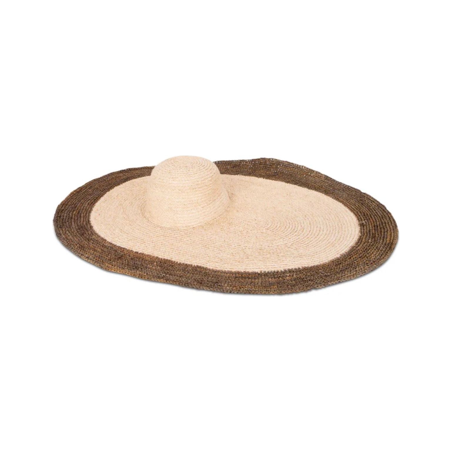 Natural Woven Straw Sun Hat