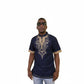 Mens African Vintage Embroidered T-Shirt