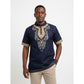 Mens African Vintage Embroidered T-Shirt