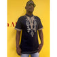 Mens African Vintage Embroidered T-Shirt