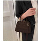 Double Zipper Stylish Shoulder Trendy Crossbody Bag