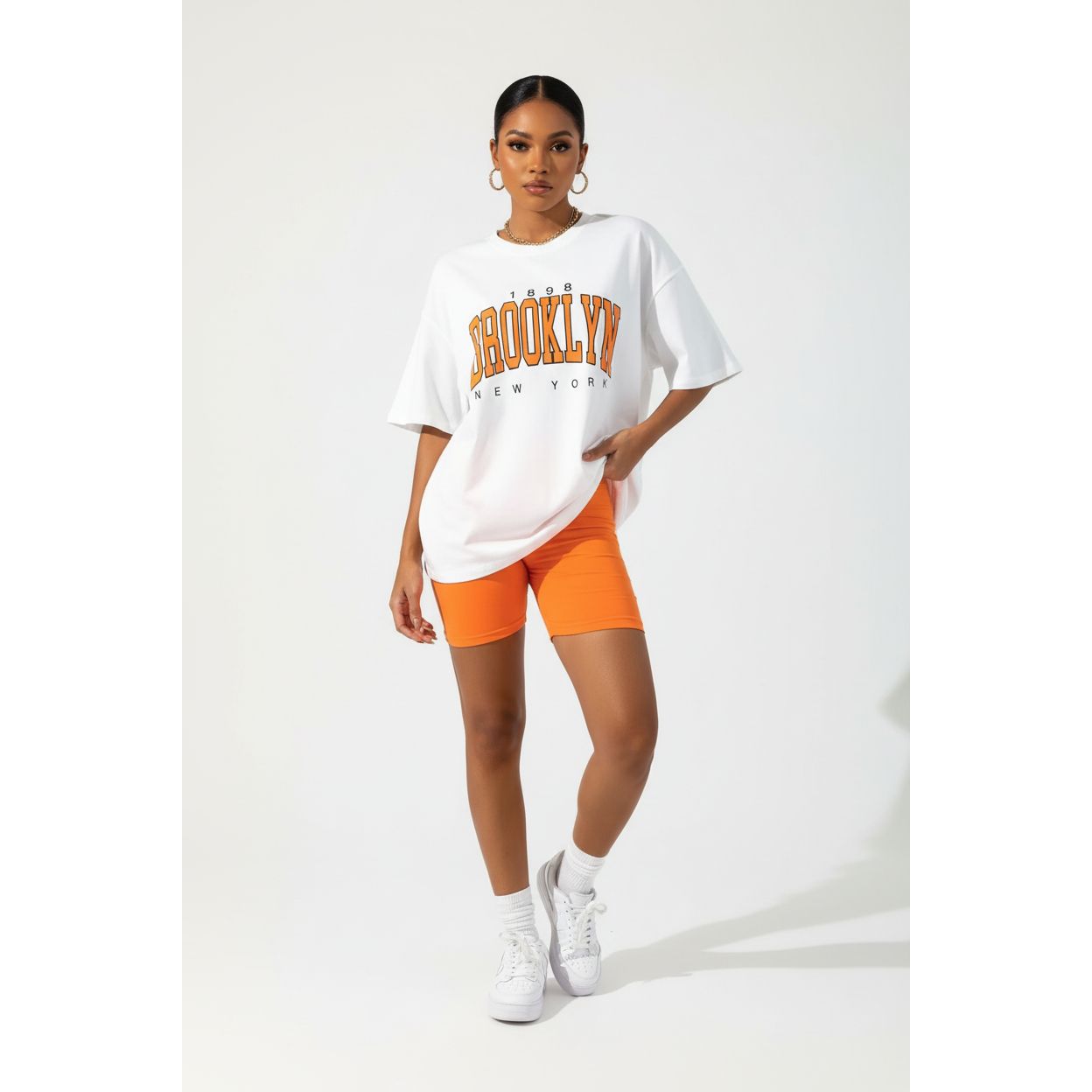 Brooklyn Tee & Biker Short Set
