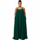 Women's Sleeveless Maxi Swing Dress.