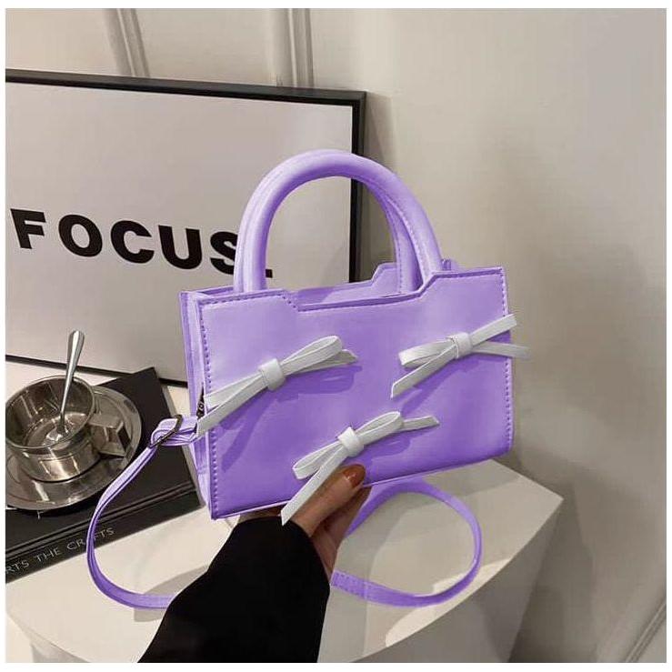 Bow Knot Style Casual Crossbody Bag.