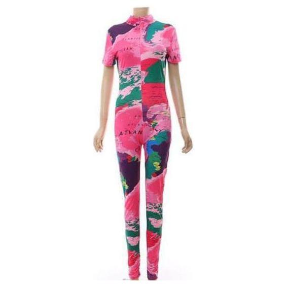 Women's sexy tight jumpsuit.