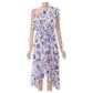 One shoulder floral all-over print summer dress.
