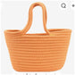 Summer Straw Shoulder Shopping Handbag.