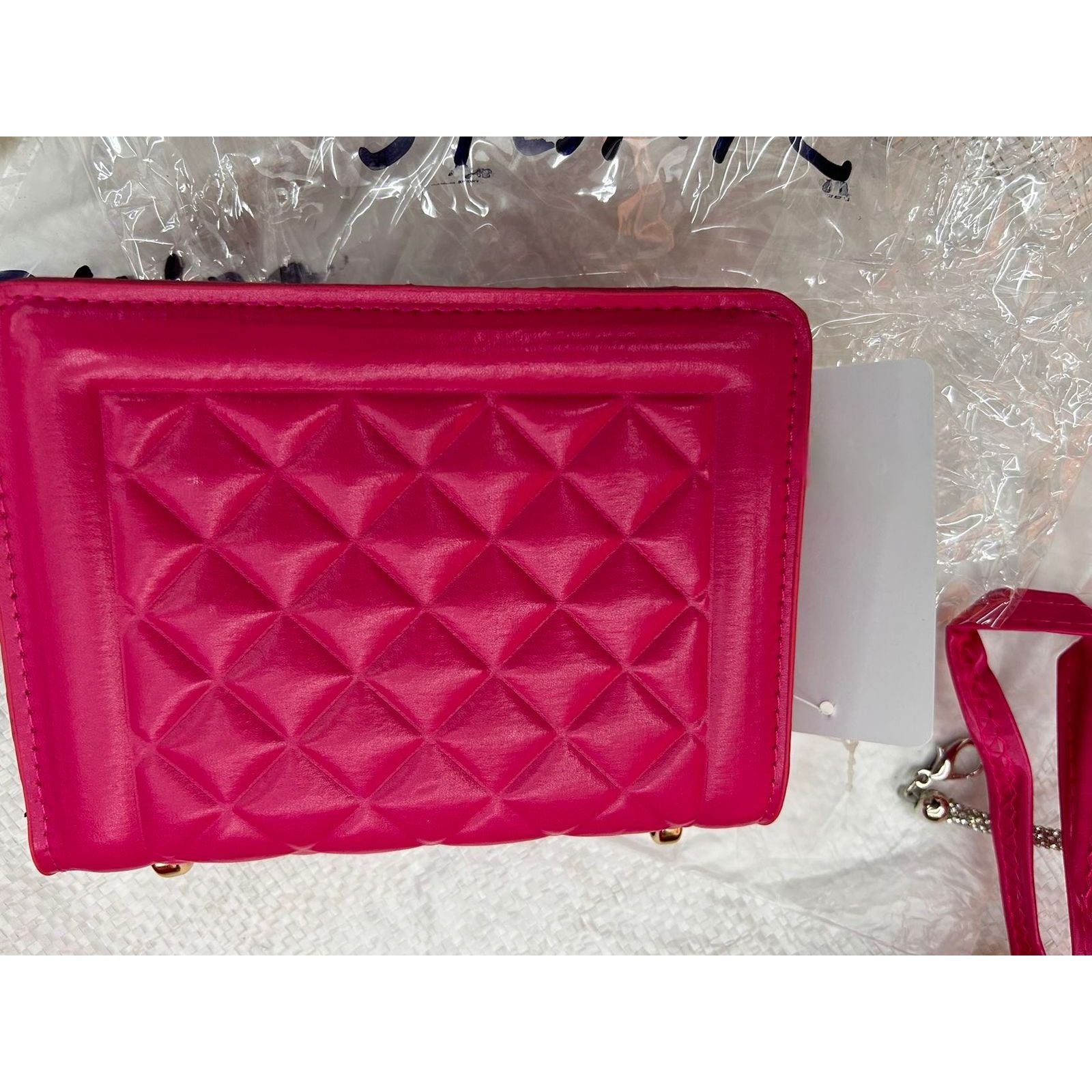 Leather Small Shoulder Pouch Handbag.