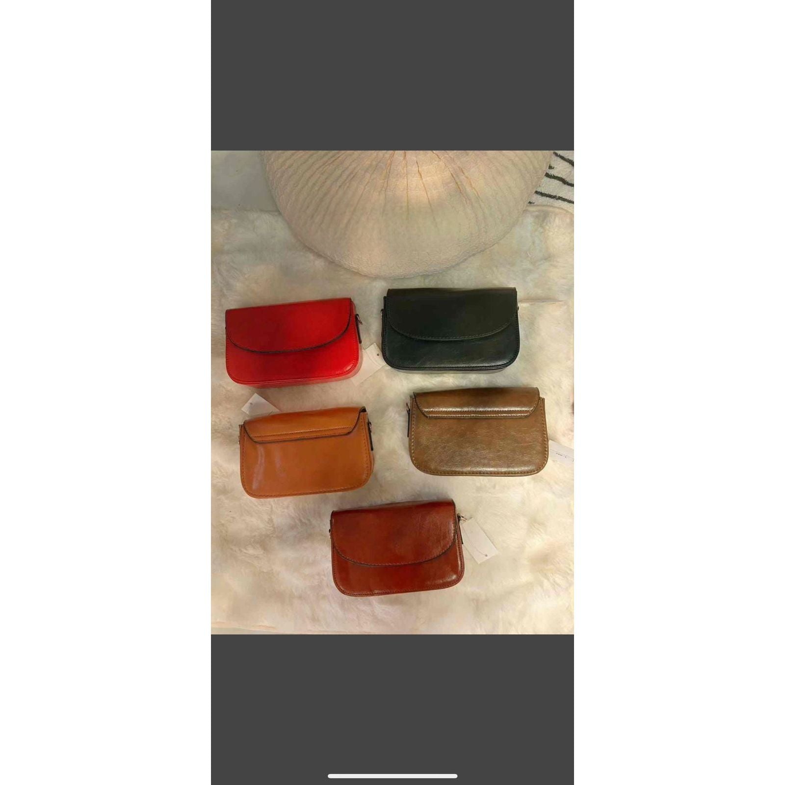 Leather Crossbody Shoulder Bag