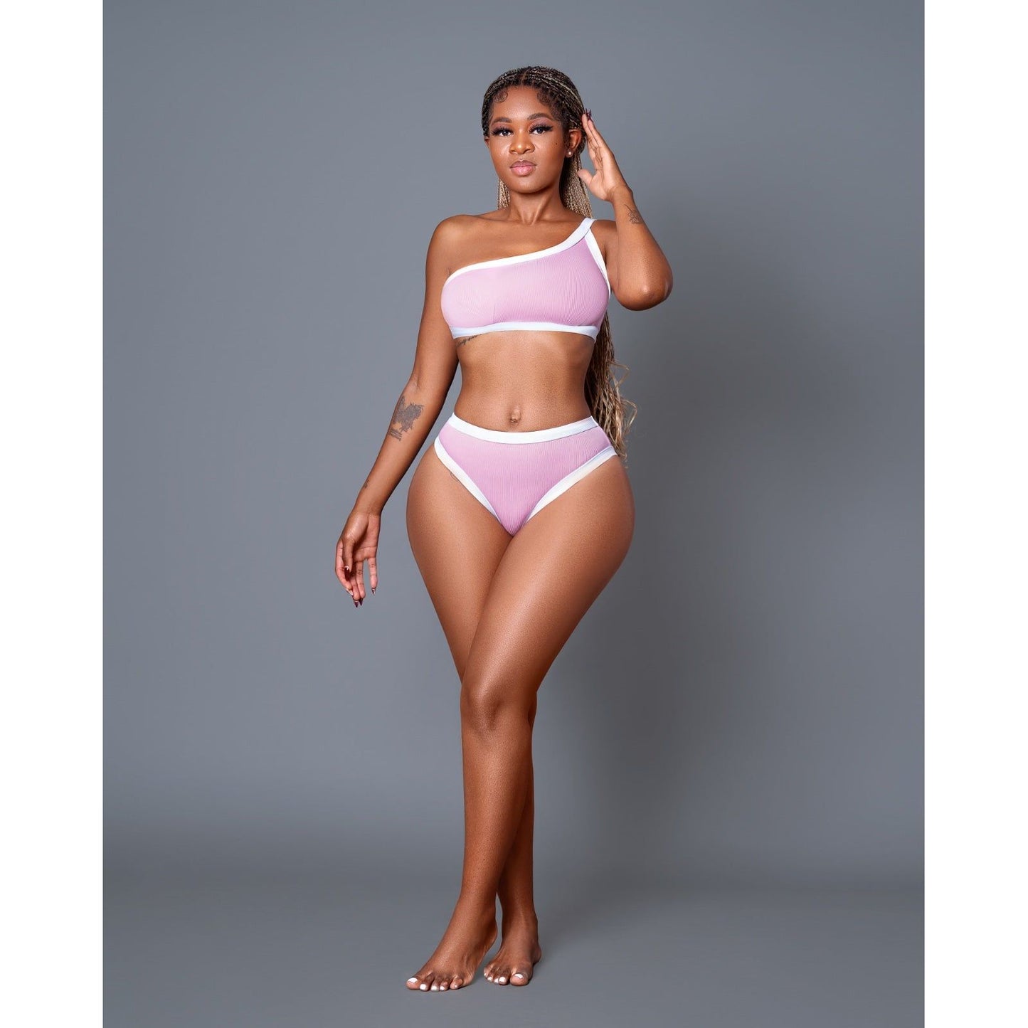 One Shoulder Sexy Bikini set.