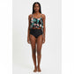 High Waisted Floral Print Swimwear Swimsuit.
