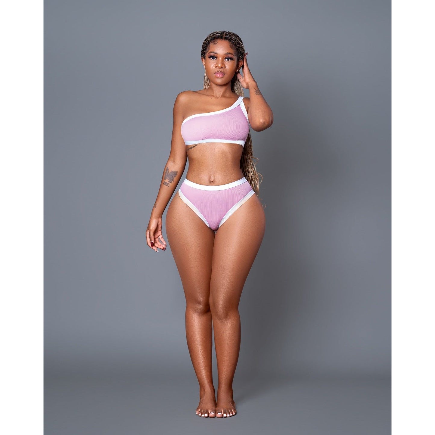 One Shoulder Sexy Bikini set.