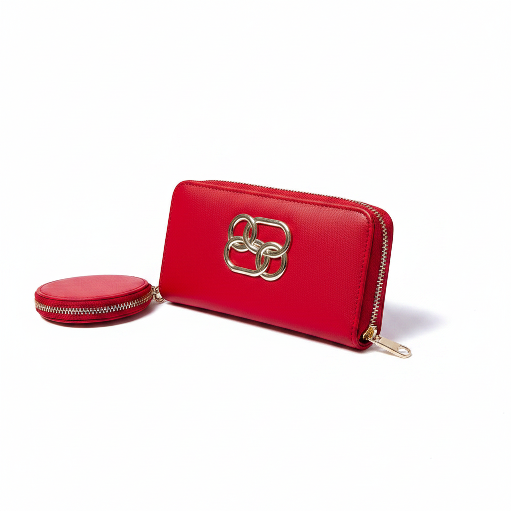 2-in-1 Women’s Wallet with Coin Purse – Card Holder & Cash Organiser