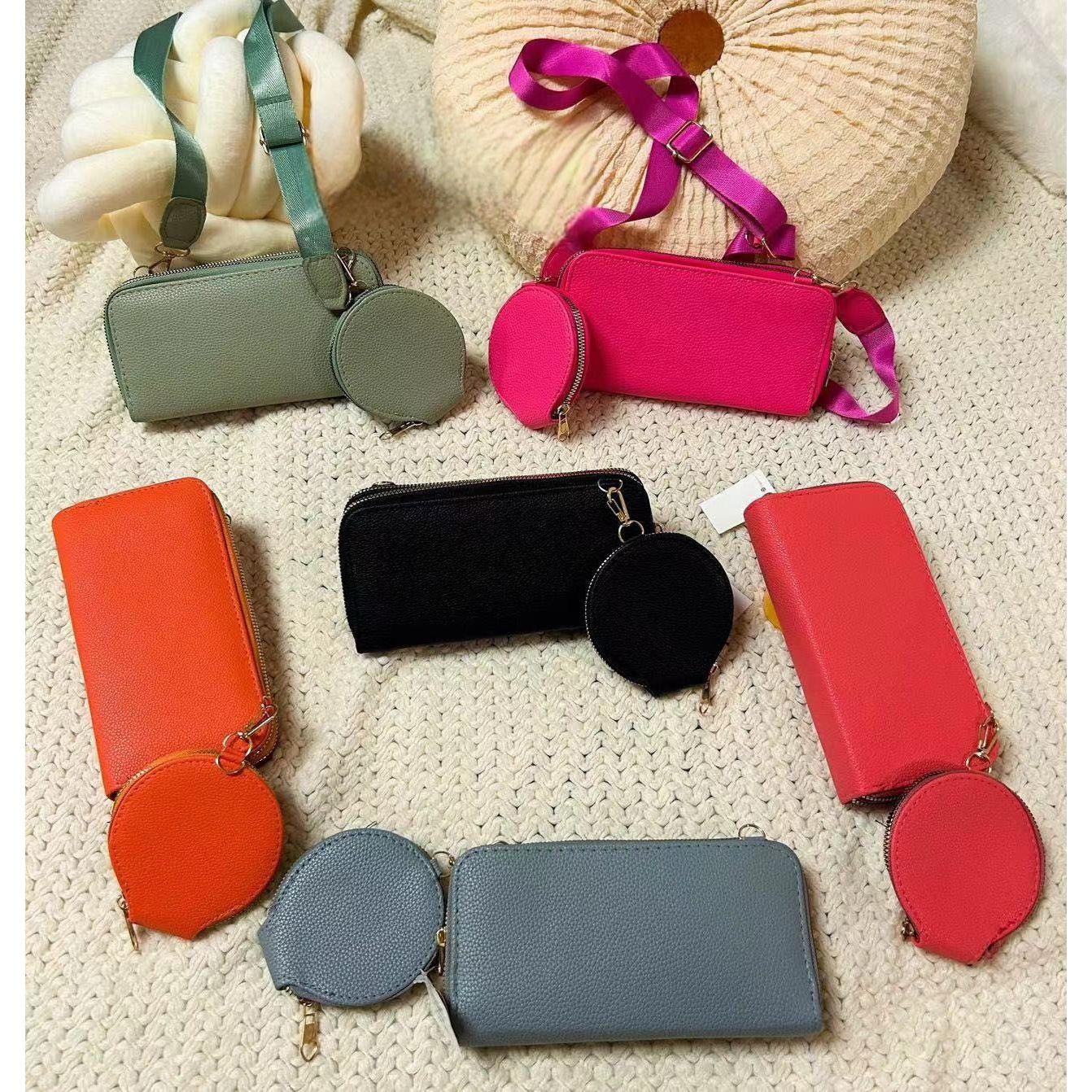 Wallet bag and Round Small Coin Purse Pouch.