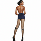 Fishnet Stockings with Flower Decor