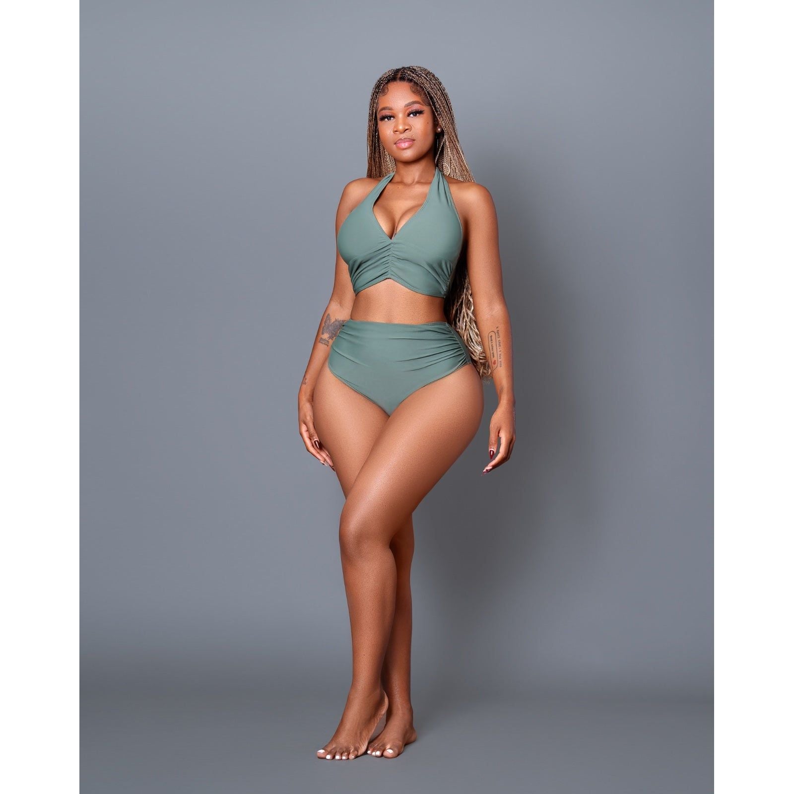 Best High Waisted Bathing Bikini Top Skirtini Swimsuits.