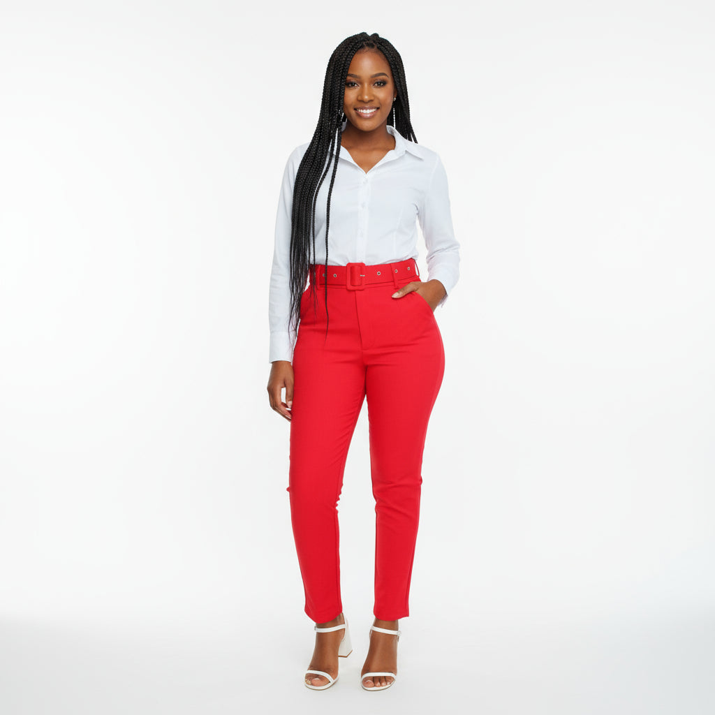 High Waisted Slim Pencil Sweatpants.