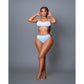 High Waist Bikini Breathable Shoulder Strap Two Piece Swimsuit.