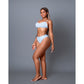 High Waist Bikini Breathable Shoulder Strap Two Piece Swimsuit.