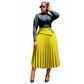 Pillar Pleated Skirt For Women.