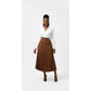 Pillar Pleated Skirt For Women.