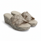 Women Thick Sole Slide-on Sandal.