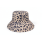 Reversible Leopard Bucket Hats.