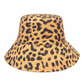 Reversible Leopard Bucket Hats.