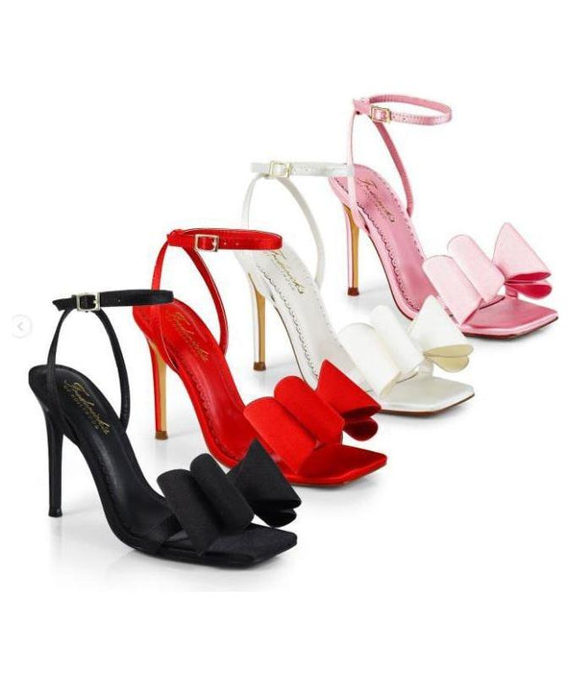 Rhinestone Bow Detail Stylish High – YELLOW SUB TRADING