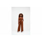 Sexy Crop Top and Long Pants Two Piece Set.