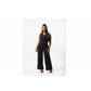 Sexy Crop Top and Long Pants Two Piece Set.