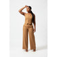 Sexy Crop Top and Long Pants Two Piece Set.