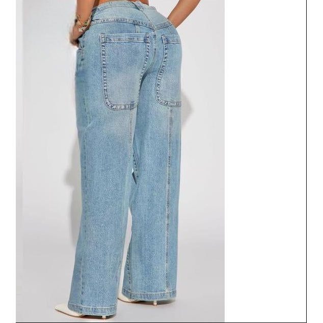 Wide Leg loose jeans.